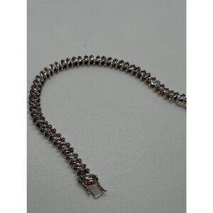 925 STERLING SILVER  TOURMALINES BRACELET